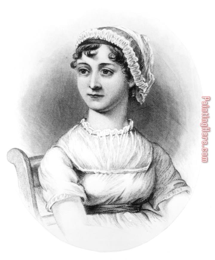 English School Portrait Of Jane Austen
